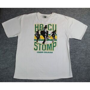 Honoring Black Colleges & Universities HBCU Stomp White T Shirt Men's Size 2XL